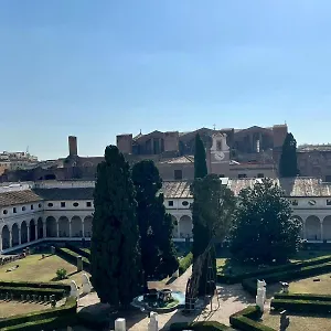 X2 Con Splendida Vista Sulle Terme Di Diocleziano E Sul Chiostro Di Michelangelo Roma